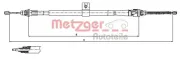 Seilzug, Feststellbremse hinten links METZGER AUTOTEILE 17.0006