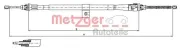 Seilzug, Feststellbremse hinten rechts METZGER AUTOTEILE 17.0007