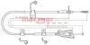 Seilzug, Feststellbremse hinten rechts METZGER AUTOTEILE 17.0336