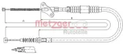 Seilzug, Feststellbremse hinten links METZGER 17.2721