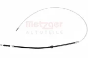 Seilzug, Feststellbremse hinten links hinten rechts METZGER AUTOTEILE 17.9025