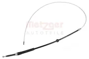 Seilzug, Feststellbremse hinten links hinten rechts METZGER AUTOTEILE 17.9027