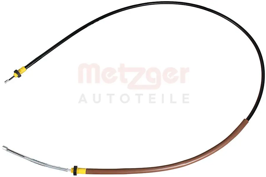 Seilzug, Feststellbremse hinten links hinten rechts METZGER AUTOTEILE 17.9028