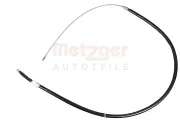 Seilzug, Feststellbremse hinten links hinten rechts METZGER AUTOTEILE 17.9039
