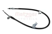 Seilzug, Feststellbremse hinten links METZGER AUTOTEILE 17.9041