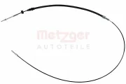 Seilzug, Feststellbremse vorne METZGER AUTOTEILE 17.9047