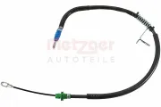 Seilzug, Feststellbremse hinten rechts METZGER AUTOTEILE 17.9050