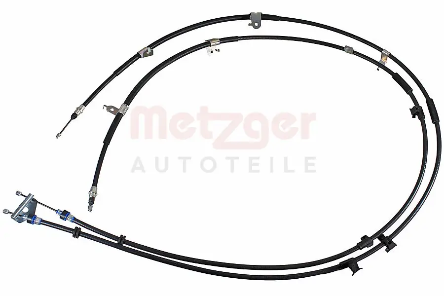 Seilzug, Feststellbremse hinten links hinten rechts METZGER AUTOTEILE 17.9054