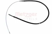 Seilzug, Feststellbremse hinten links hinten rechts METZGER AUTOTEILE 17.9058