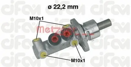 Hauptbremszylinder METZGER 202-302 Bild Hauptbremszylinder METZGER 202-302