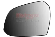 Spiegelglas, Außenspiegel links METZGER AUTOTEILE 2060057