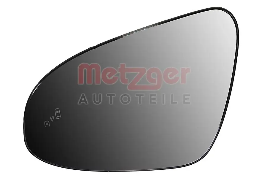 Spiegelglas, Außenspiegel links METZGER AUTOTEILE 2060071