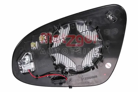 Spiegelglas, Außenspiegel rechts METZGER AUTOTEILE 2060072 Bild Spiegelglas, Außenspiegel rechts METZGER AUTOTEILE 2060072