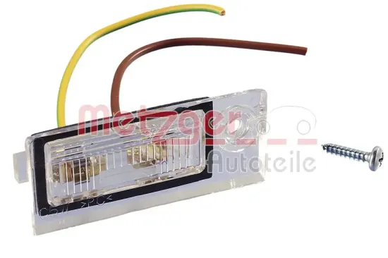 Kennzeichenleuchte links METZGER AUTOTEILE 2080003 Bild Kennzeichenleuchte links METZGER AUTOTEILE 2080003