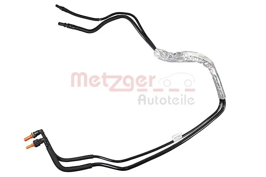 Kraftstoffleitung Kraftstoffpumpe zum Filter vorne METZGER AUTOTEILE 2150210