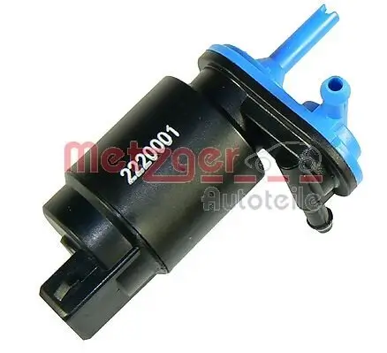 Waschwasserpumpe, Scheibenreinigung vorne METZGER AUTOTEILE 2220001 Bild Waschwasserpumpe, Scheibenreinigung vorne METZGER AUTOTEILE 2220001