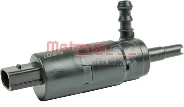 Waschwasserpumpe, Scheinwerferreinigung vorne METZGER AUTOTEILE 2220015