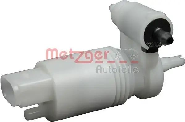 Waschwasserpumpe, Scheibenreinigung vorne METZGER 2220043