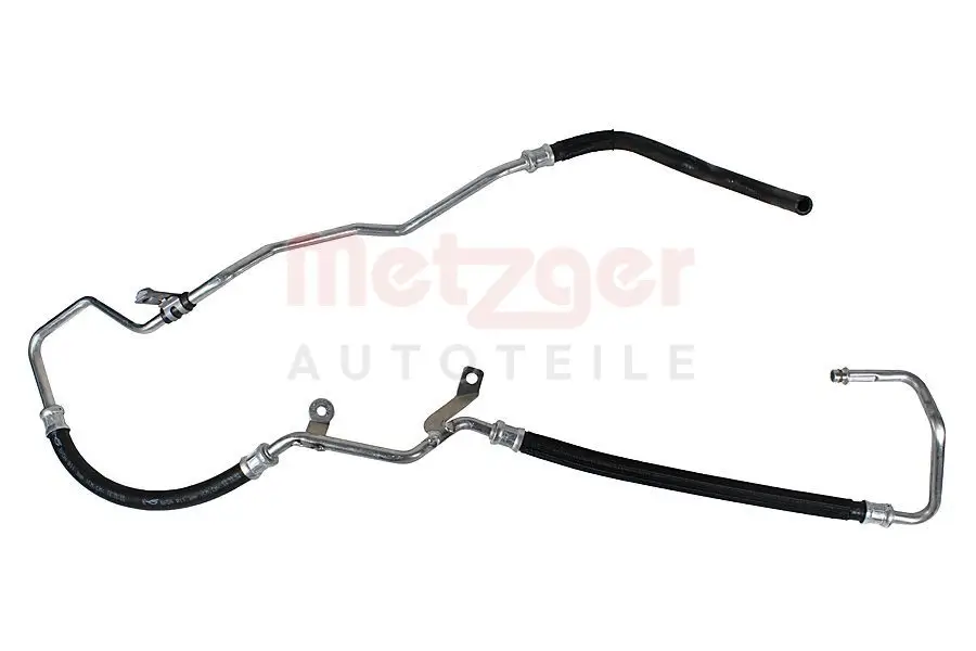 Hydraulikschlauch, Lenkung von Lenkgetriebe nach Ausgleichsbehälter METZGER AUTOTEILE 2361229