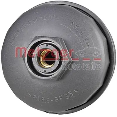 Deckel, Ölfiltergehäuse Motor METZGER 2370070