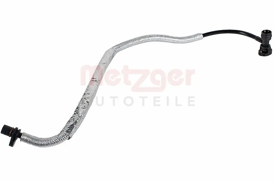 Schlauch, Kurbelgehäuseentlüftung Luftkanal Motorblock hinten Mitte METZGER AUTOTEILE 2380243