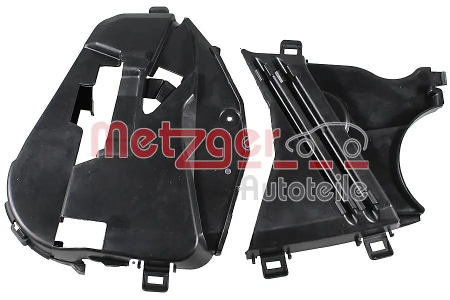 Abdeckung, Zahnriemen oben unten außen METZGER AUTOTEILE 2386017