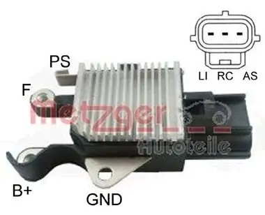 Generatorregler METZGER AUTOTEILE 2390033 Bild Generatorregler METZGER AUTOTEILE 2390033