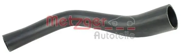 Ladeluftschlauch Abgasturbolader METZGER AUTOTEILE 2400313