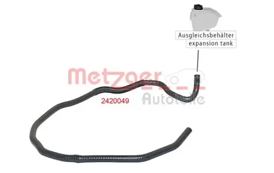 Kühlerschlauch METZGER AUTOTEILE 2420049 Bild Kühlerschlauch METZGER AUTOTEILE 2420049