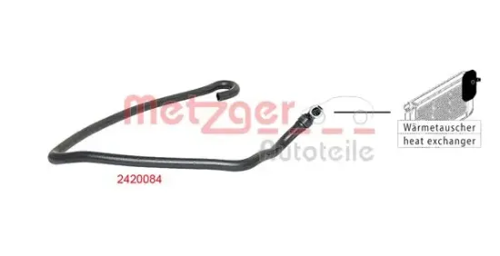 Kühlerschlauch METZGER AUTOTEILE 2420084 Bild Kühlerschlauch METZGER AUTOTEILE 2420084