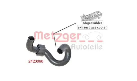 Kühlerschlauch METZGER AUTOTEILE 2420090 Bild Kühlerschlauch METZGER AUTOTEILE 2420090