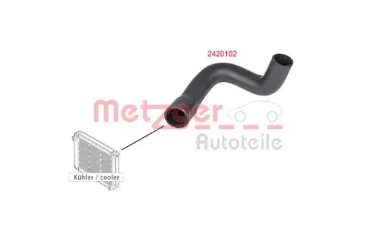 Kühlerschlauch links oben METZGER AUTOTEILE 2420102 Bild Kühlerschlauch links oben METZGER AUTOTEILE 2420102