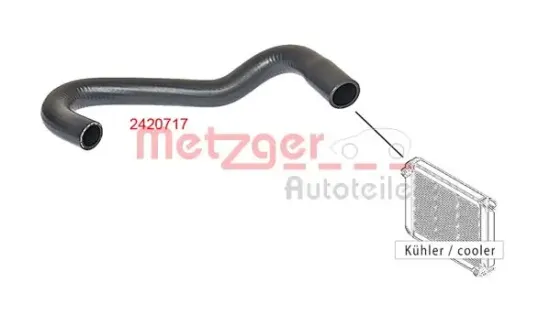 Kühlerschlauch oben METZGER AUTOTEILE 2420717 Bild Kühlerschlauch oben METZGER AUTOTEILE 2420717