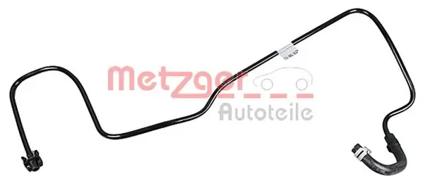 Kühlmittelrohrleitung Hauptausgleichsbehälter METZGER AUTOTEILE 2420798