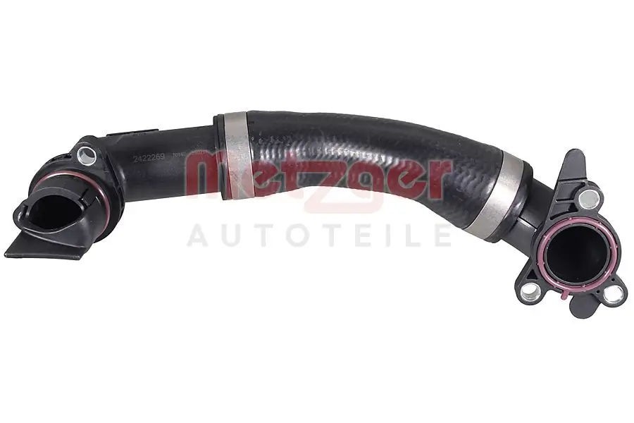 Kühlerschlauch Mitte rechts METZGER AUTOTEILE 2422269
