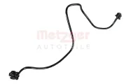 Entlüftungsschlauch, Ausgleichsbehälter Ausgleichsbehälter-Zusatzkühler oben hinten METZGER AUTOTEILE 2422318