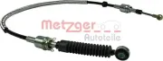 Seilzug, Schaltgetriebe rechts METZGER 3150124