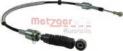 Seilzug, Schaltgetriebe rechts METZGER 3150126