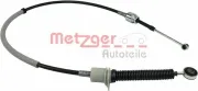 Seilzug, Schaltgetriebe rechts METZGER 3150136