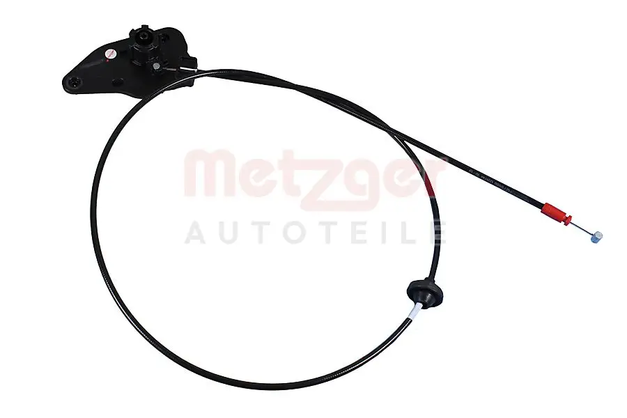 Motorhaubenzug links seitlicher Einbau hinten METZGER AUTOTEILE 3160087