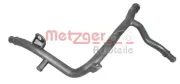 Kühlmittelrohrleitung Motorraum METZGER AUTOTEILE 4010296