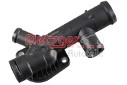 Kühlmittelflansch Motorblock seitlicher Anbau METZGER AUTOTEILE 4010415