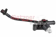 Kühlmittelrohrleitung Abgasturbolader links vorne METZGER AUTOTEILE 4010617