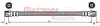 Bremsschlauch Hinterachse links Hinterachse rechts METZGER 4110224