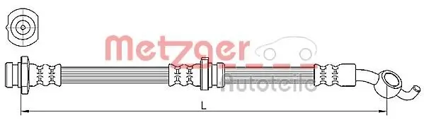 Bremsschlauch METZGER 4110392