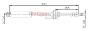 Bremsschlauch METZGER 4110476