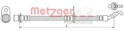Bremsschlauch Vorderachse links Vorderachse rechts METZGER 4110621