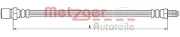 Bremsschlauch Hinterachse links Hinterachse rechts am Bremssattel METZGER 4110641