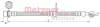 Bremsschlauch Hinterachse links METZGER AUTOTEILE 4110986