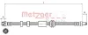 Bremsschlauch Vorderachse links Vorderachse rechts METZGER AUTOTEILE 4111216
